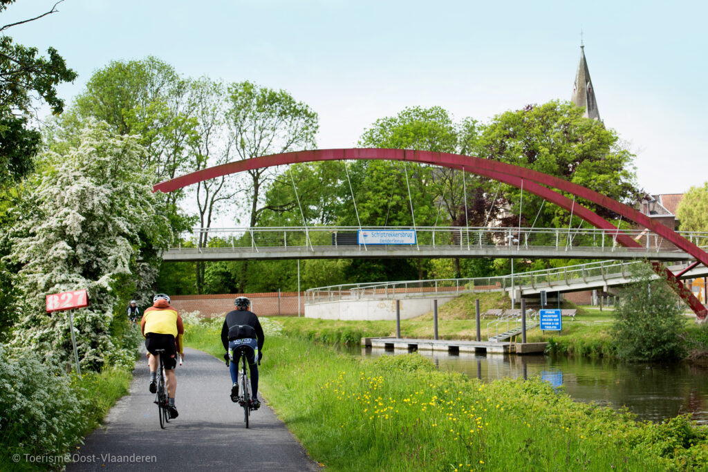 Foto fietstocht langs Denderleeuw